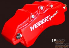 Weber Sports Brake Caliper Cover Set Front - Type IF Red