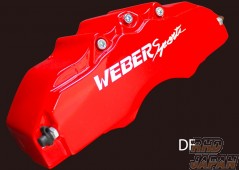 Weber Sports Brake Caliper Cover Set Front - Type DFF Red