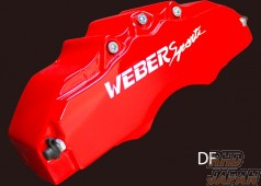 Weber Sports Brake Caliper Cover Set Front - Type DF Red