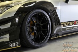 Top Secret Front Wide Fender Set Carbon Fiber Version A - GT-R R35 ~MY17