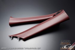 Grazio & Co A-Pillar Panel Set Bordeaux Exclusive Leather Interior - BRZ ZC6 86 ZN6
