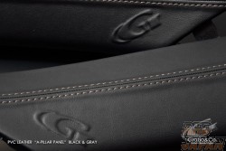 Grazio & Co A-Pillar Panel Set Leather Select Leather Interior Grey Stitch - BRZ ZC6 86 ZN6
