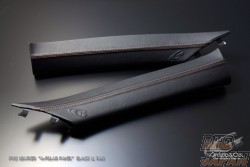 Grazio & Co A-Pillar Panel Set Leather Select Leather Interior Tan Stitch - BRZ ZC6 86 ZN6