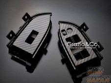 Grazio & Co 3 Coat Graphics Carbon Look Interior Window Switch Base Set - BRZ ZC6 86 ZN6