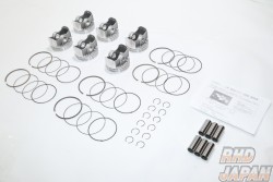 Kameari Forged Street Piston Kit L28 to L30 - 89.5mm L28 Rods