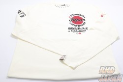 Tedman Kaminari Motors Long Sleeve Shirt 4 Door Version Skyline Japan - XL Off-White