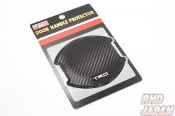 TRD Door Handle Protector Set - Black Carbon Pattern Large