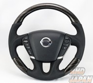 Kenstyle Steering Wheel Gradation Black Maple and Leather Black Stich - PE52 PNE52 TE52 TNE52