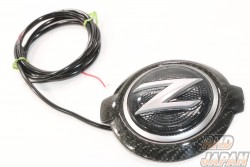 Datsun Freeway Hood Emblem Type B-Ey Black Carbon White Illumination - Fairlady Z Z34
