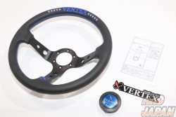 Car Make T&E Vertex 10 Star Steering Wheel Deep Type - Blue