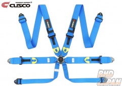 Cusco Seat Belt Racing Harness - 6-Point Blue