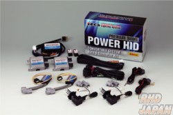 Racing Gear Halogen to HID Conversion Head Lamp Kit Premium Model Power HID Deep Blue 10000K - HB3 HB4