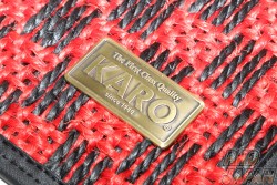KARO Sisal Floor Mat Set Red Black - CT9A EVO IX
