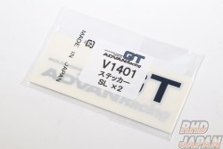 YOKOHAMA Advan Racing GT Spoke Sticker - Silver