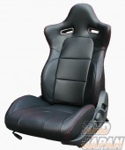 Superior Auto Creative Perforate Version Seat Cover Front Black Side Stitch - S14