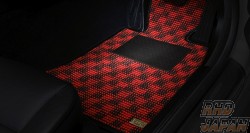 KARO Flaxy Floor Mat Set Brilliant Red - EP3 RHD
