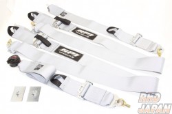 HPI 4-Point Competition Gear Racing Harness Seat Belt - Silver Left