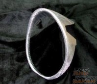 CURIOUS Tacho Meter Ring Silver Fiber Plain Weave - Z34