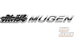 Mugen Metal Logo Emblem - Black