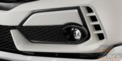 Mugen Front Bumper Garnish Crystal Black Pearl - Civic Type-R FK8