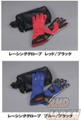 HPI Competition Gear Racing Gloves Black Silver - S