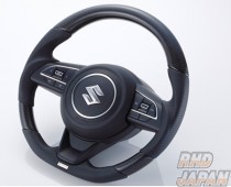 TRUST GReddy Steering Wheel Black Carbon Red Euro Stitch - Swift Sport ZC33S Swift ZC13S ZC43S ZC53S ZD53S ZC83S ZD83S