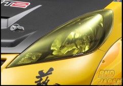 J's Racing Head Light Cover Set Racing Yellow - GE8 Zenki