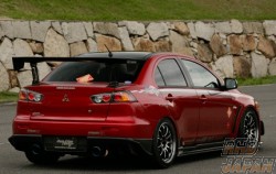 Sun Line Racing SL-R 3D GT Wing Type I Wet Carbon 1470mm 195mm - Lancer Evolution X CZ4A