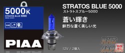 PIAA Stratos Blue 5000k Halogen Bulbs H1