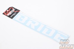 BRIDE Logo Cutting Sticker - White