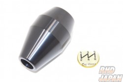 Top Secret Shift Knob Short Type 5MT Black - M10x1.25