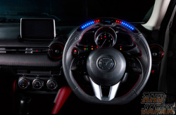 DAMD Performance Steering Wheel DPS360-M Black Leather Red Stitch - DK5#W KE#FW KE2AW KE5#W BM#FS BM5AS BM5FP BYEFP DJ#AS DJ#FS