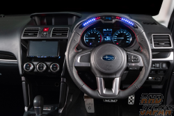 DAMD Performance Steering Wheel DPS362-RX Black Leather Red Stitch - BS9 BN9 SJG SJ5 GP7