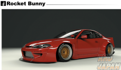 T.R.A.-Kyoto Rocket Bunny Full Aero Wide Body Kit - Silvia S15