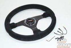 MINE's R-S Steering Wheel - Round Shape Type Buckskin