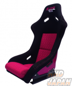 Goodgun X N-Style Collaboration Full Bucket Seat Standard Fabric - Black x Pink