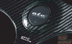 ATC Racing Steering Wheel Flat Model 325-R Carbon Jmodel - Blackair/Black/Black Stitch