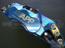 APP Front 6 POT Titanium Brake Caliper Kit - GC8