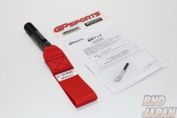 GP Sports G-Sonic Towing Strap Front Red - Galant Fortis CY4A CX4A Lancer Evolution X CZ4A