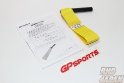 GP Sports G-Sonic Towing Strap Front Yellow - BRZ ZC6 86 ZN6 GRB GRF