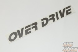 Odula Over Drive Sticker - Silver Over Drive
