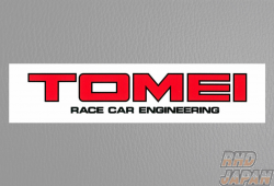 Tomei Race Car Engineering Original Retro Sticker - 1980's White