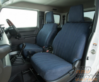 Showa Garage Seat Cover Denim Front & Rear Set - Jimny JB64W Jimny Sierra JB74W
