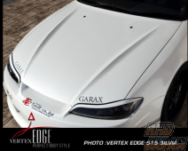 Car Make T&E Vertex Edge Bonnet without Slit Carbon Fiber without Washer Nozzle Holes - Silvia S15