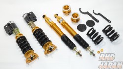 Racing Gear ZX Damper Coilover Suspension Full Kit for Street Custom Spring Rate F12/R10 - Civic Type-R FD2