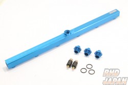 Tomei Fuel Delivery Pipe Blue Alumite DENSO / DeatschWerks AN6/Blind Fittings - RB26DETT