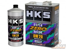 HKS Super Zero Racing Engine Oil - 0w-20 LSPI 4L X 6