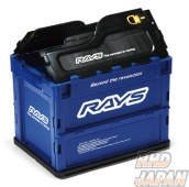 Rays Official Folding Container Box 23S - 20L Blue