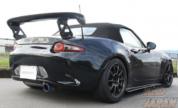 Odula GT Wing Spoiler Low Mount Carbon Fiber with Clear Coat - Roadster ND5RC