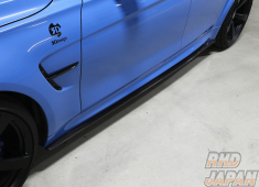 3D Design Side Step Set Dry Carbon Fiber - BMW M3 F80